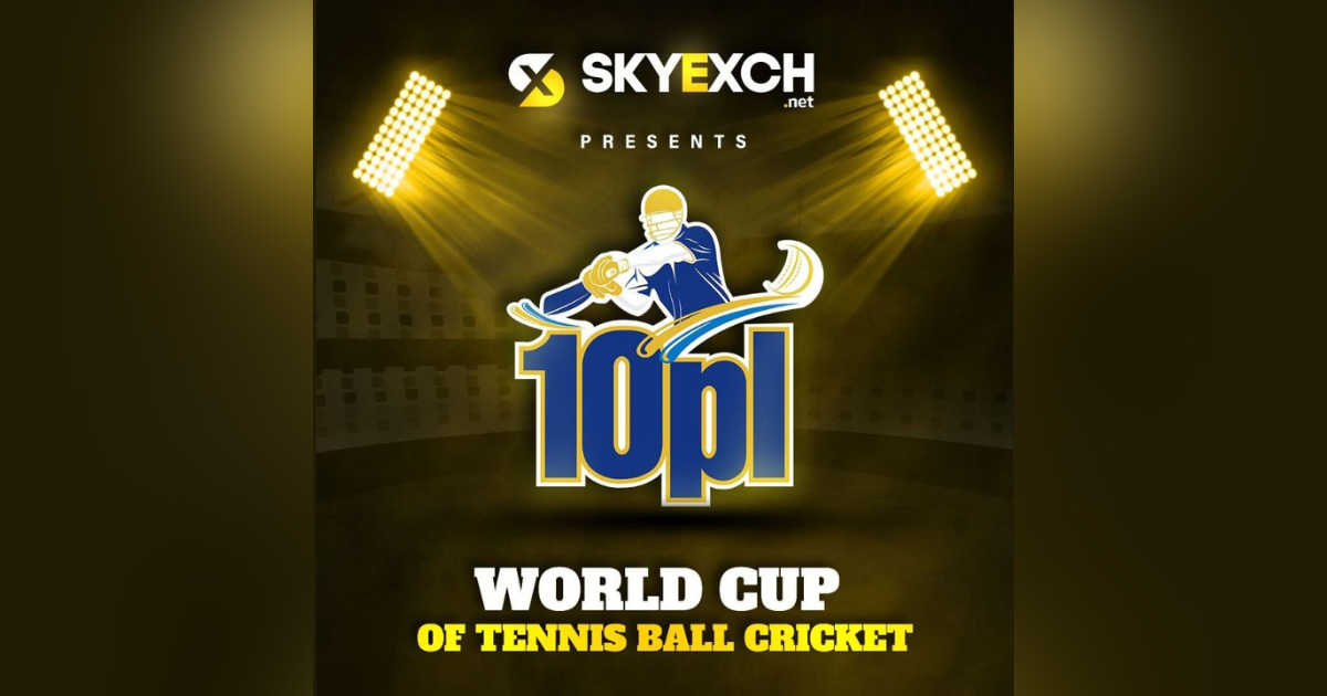 SkyExch.net rewarded as the title sponsor of The 10 PL Tennis Ball Cricket World Cup started in India